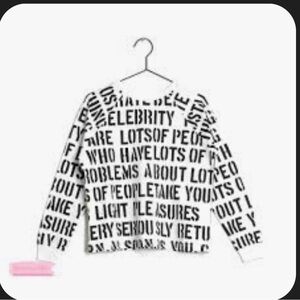 Graphic Print Black and White Top by wolf and Rita